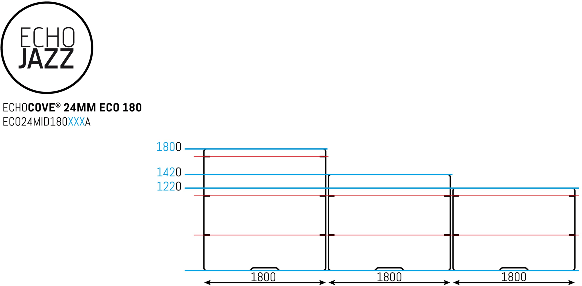 ECHOJAZZ Отдельно стоящая звукопоглощающая перегородка для офиса sun-id-1381674 - Вид №16