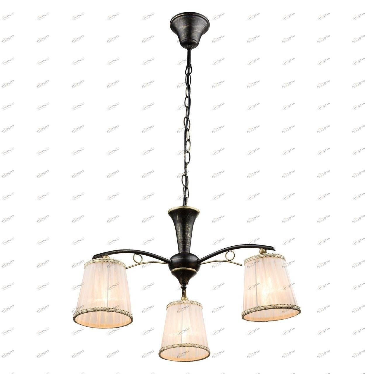 Подвесная люстра Globo Genoveva 69014-3H GLOBO GENOVEVA 108041 Белый Ceramica Globo 