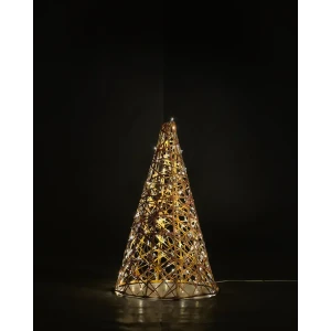 Электрическая светящиеся фигура Конус 400 LED 100x200x100 см теплый белый свет 86164021 STLM-2130939