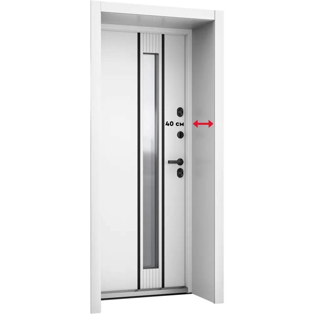 Дверь входная металлическая 2050x880x138 левая TOREX STLM-2073232 - Вид №21