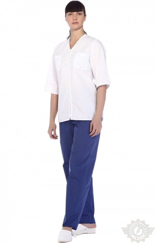 66192 Куртка "Сервис" белая  Медицинская одежда  размер 48/158-164 Спецодежда  - Вид №10