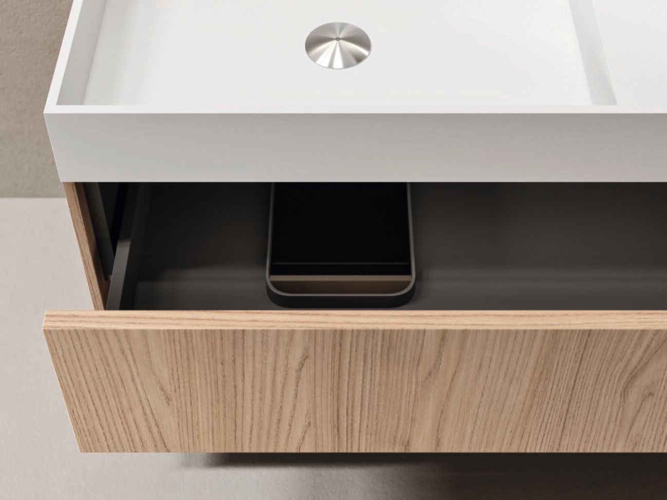 Двойной деревянный и Milltek подвесной умывальник со встроенным умывальником Noorth синтез ARCH-00049842 - Вид №2