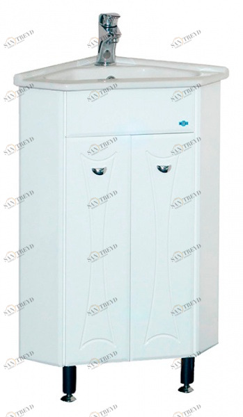 Тумба Лотос-40 угловая с раков. MISTY-40 231282