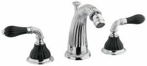 Bronces Mestre Смеситель для биде на 3 отверстия с глянцевой поверхностью Artica with porcelain 233521.n000.50