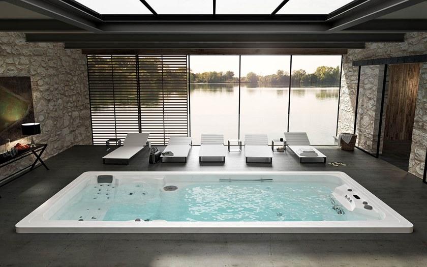 Albatros Прямоугольный мини-бассейн с 3-х местным противотоком  09hab200  - Вид №1