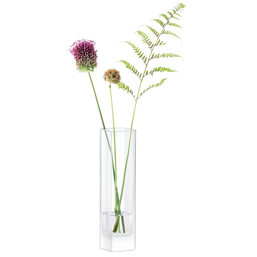 Ваза прямоугольная 20х5х5 см прозрачная Modular LSA INTERNATIONAL - 253398 Прозрачный  - Вид №5