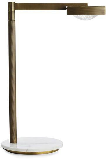 MARIONI Регулируемая светодиодная настольная лампа из латуни Cecile 02805 - Вид №1