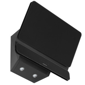 9046665 Вытяжка наклонная KRONA SATURN 600 DN BLACK 4S черный/черный