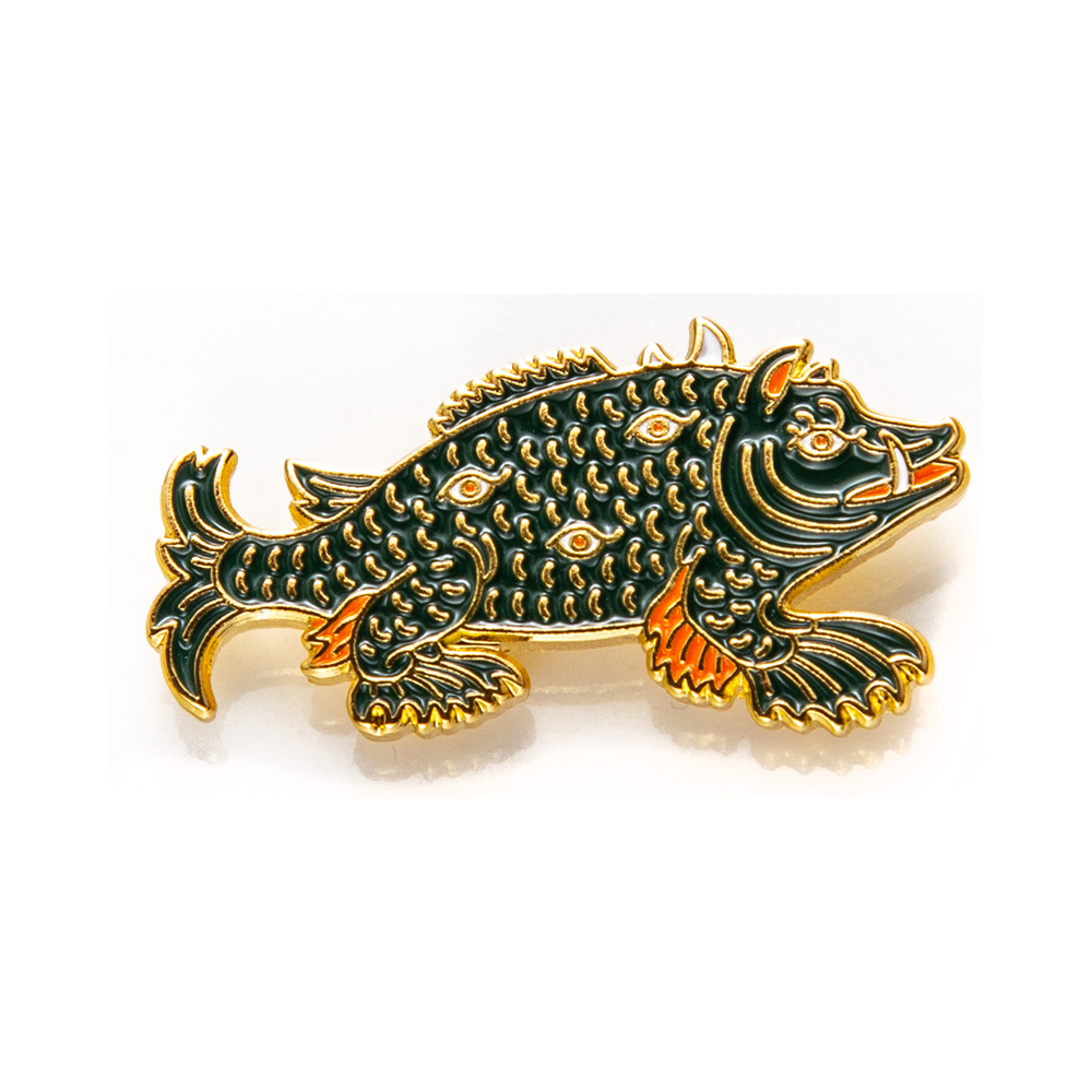 1085647 Значок эмалированный №39 Морской гад Santreyd 