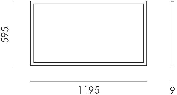 NEXO LUCE Встраиваемый светодиодный светильник для подвесных потолков Inlux recessed 5193 - Вид №1