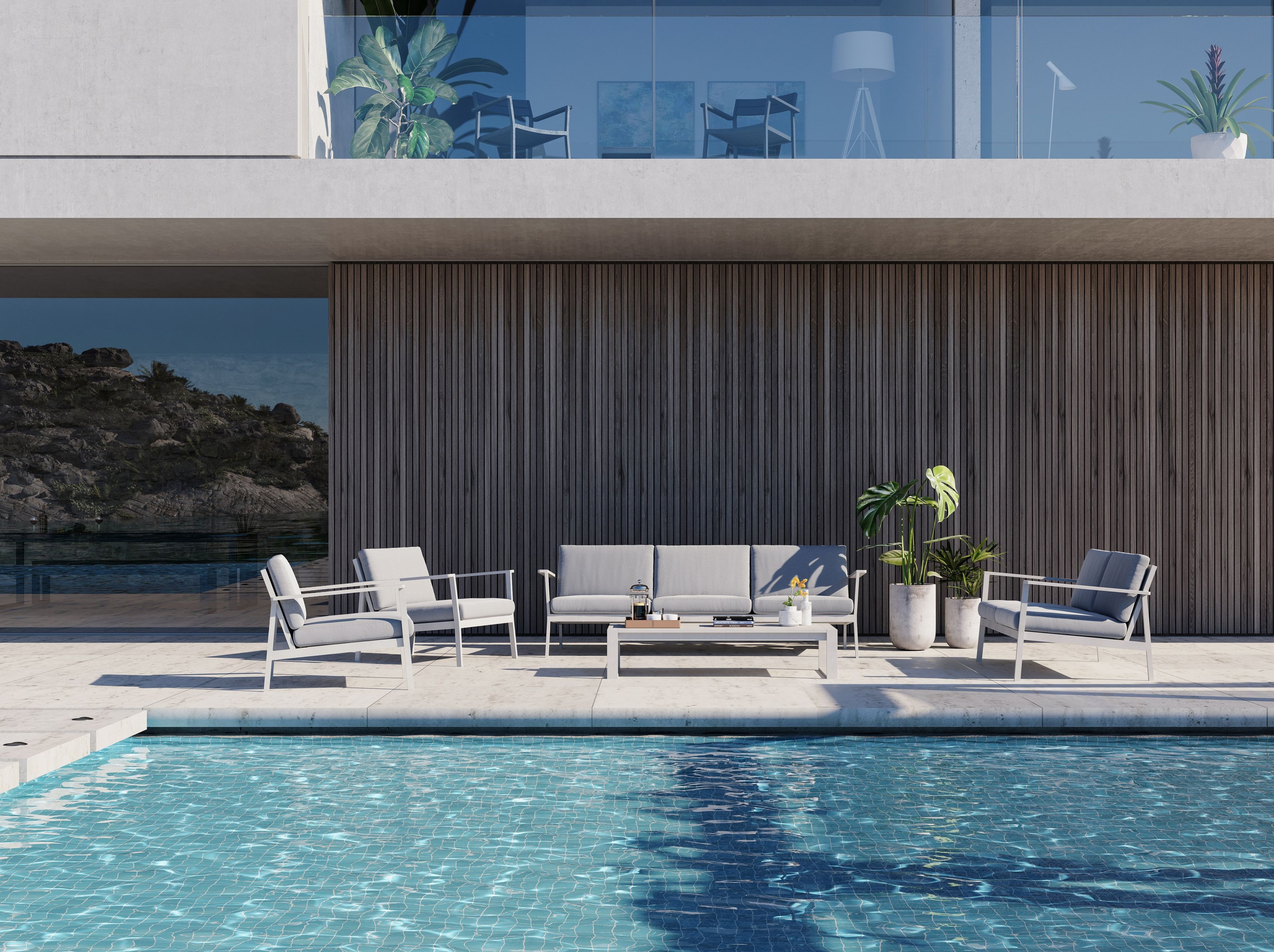 2-местный садовый диван Sunbrella® Case Eos ARCH-00098832 - Вид №7