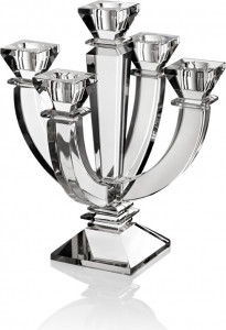 10586232 Paul Nagel Подсвечник пятирожковый Paul Nagel "Кристалл.Диана" 25см Стекло