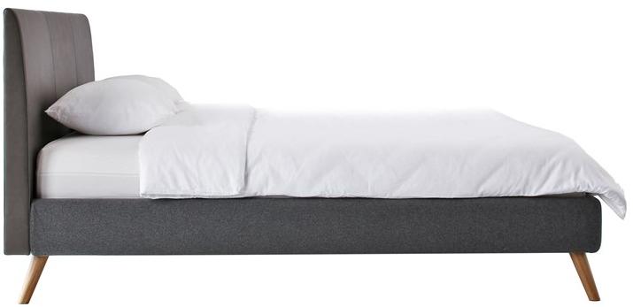 Heavens Двуспальная кровать из ткани с мягким изголовьем Eden sun-id-1410352 - Вид №1