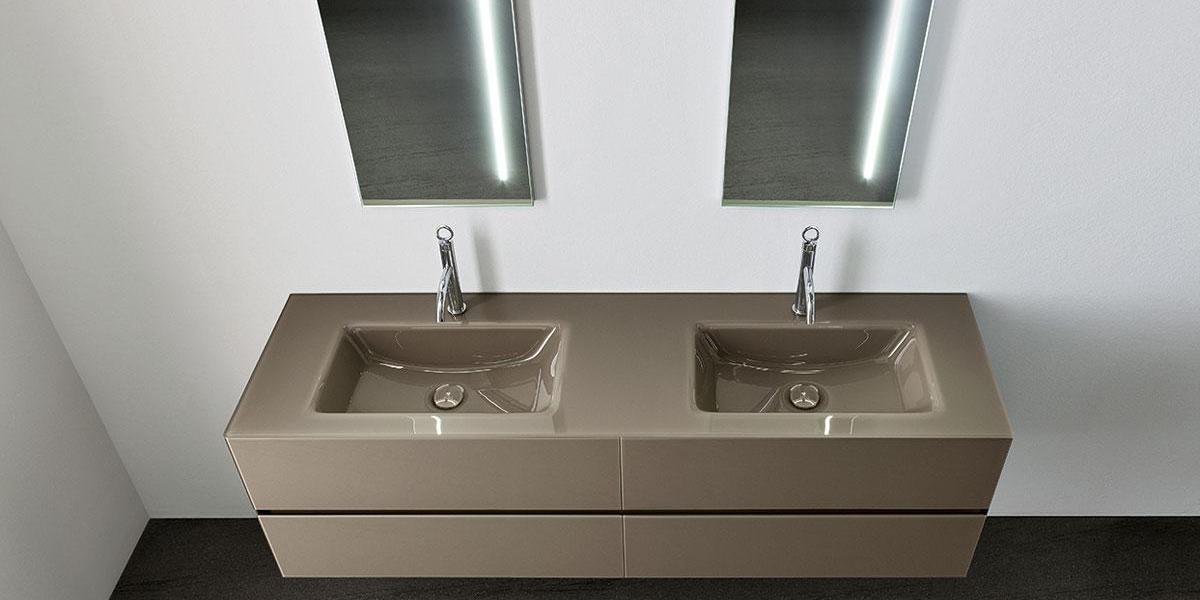 Мебель для ванной в матовой отделке Crystal CY05 OASIS BATHROOM Master Crystal - Вид №2