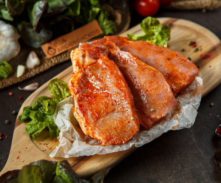 6309 Стейк свиной в грузинском маринаде Вкусляндия  - Вид №1