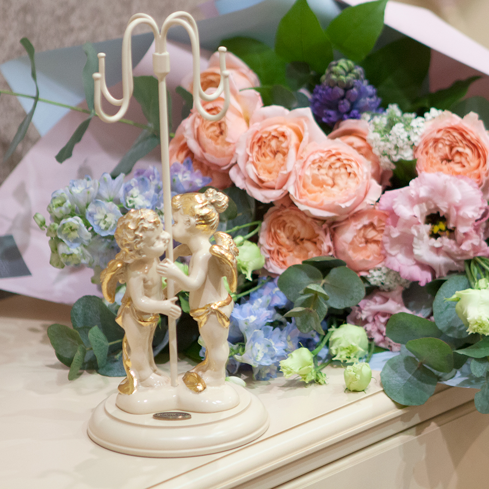 22476 Подставка для украшений Секреты двух сердец Айвори BOGACHO 4627138211632 - Вид №7