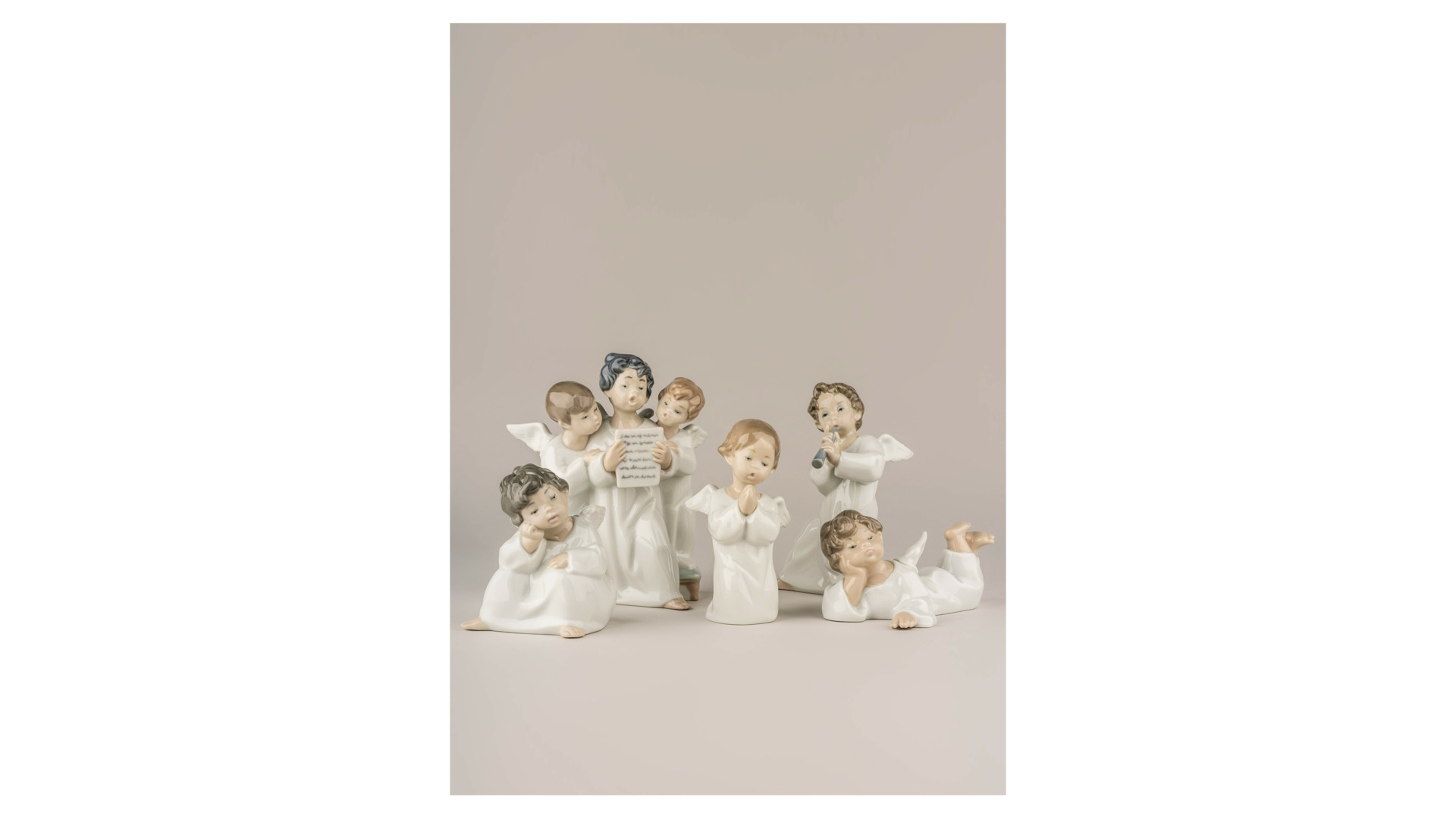 10668959 LLADRO Фигурка Lladro "Задумчивый ангел" 10x10см Фарфор Lladró  - Вид №4
