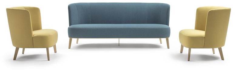 Marelli 2-местный тканевый диван Derek 9dk101 - Вид №1