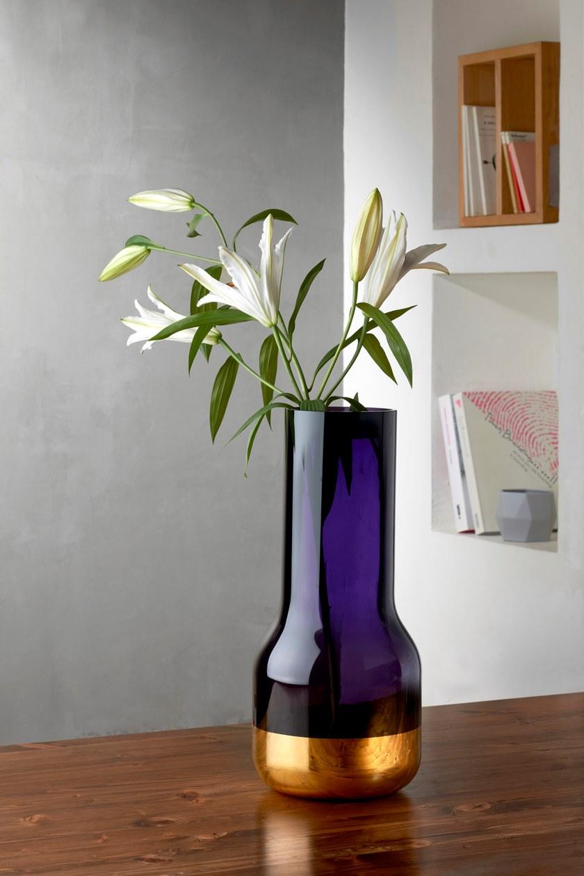 NUDE Хрустальная ваза с золотой основой Contour sun-id-1377149 - Вид №1