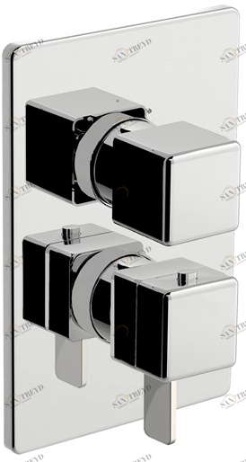 Fir Italia Смеситель для душа с переключателем и тарелкой New playone 90 8580188