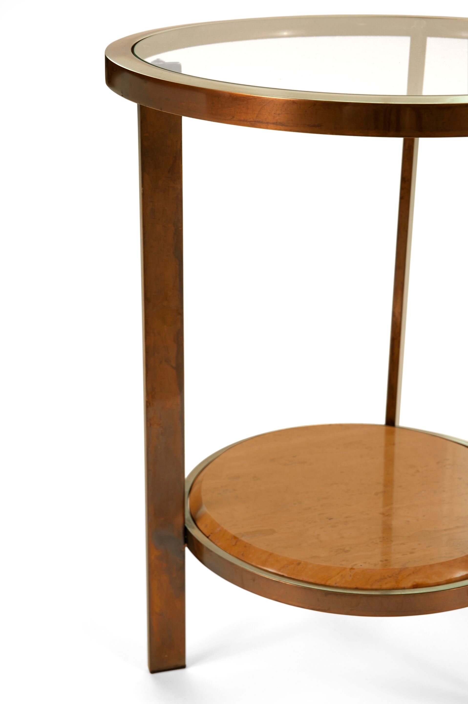 Круглый Хрустальный журнальный столик Borzalino PAUL ARCH-00016429 - Вид №4