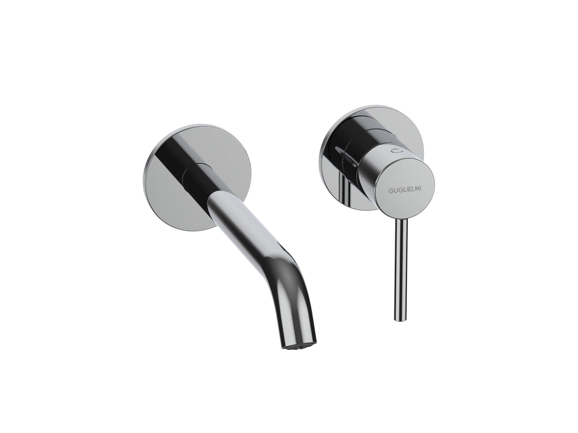 Однорычажный настенный смеситель для раковины с 2 отверстиями GUGLIELMI RUBINETTERIE Sprint ARCH-00028453 - Вид №1