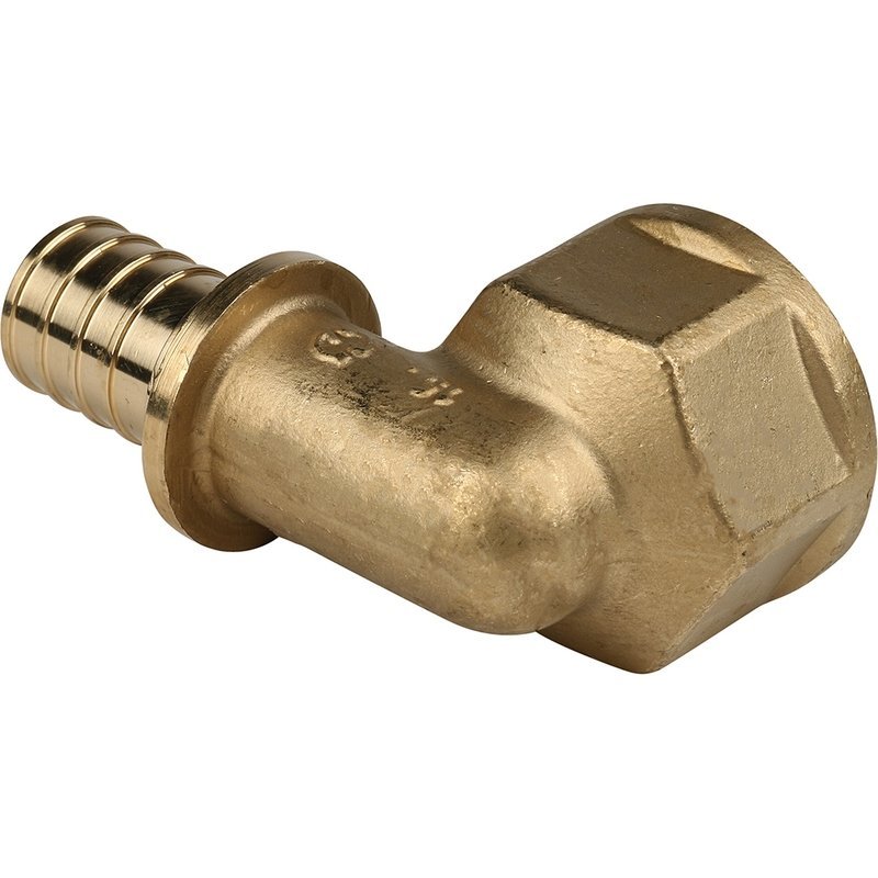 Угольник-переходник ВР 25x1" аксиальный для труб из сшитого полиэтилена STOUT SFA0006002510 - Вид №1
