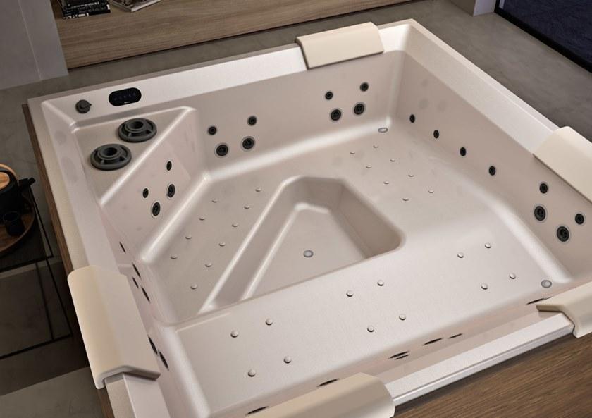 Albatros Квадратный мини-бассейн с гидромассажем на 5 мест Thea 04th18pn - Вид №3