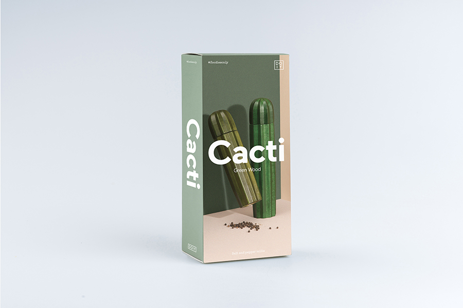 Мельницы деревянные для соли и перца Cacti Doiy DYCACTIGR - Вид №4
