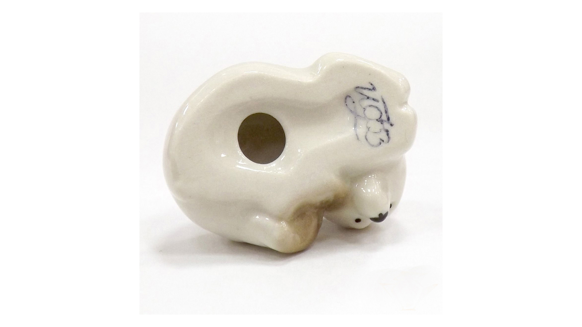 89154 Императорский фарфоровый завод Скульптура "Медвежонок" Твёрдый фарфор  - Вид №4