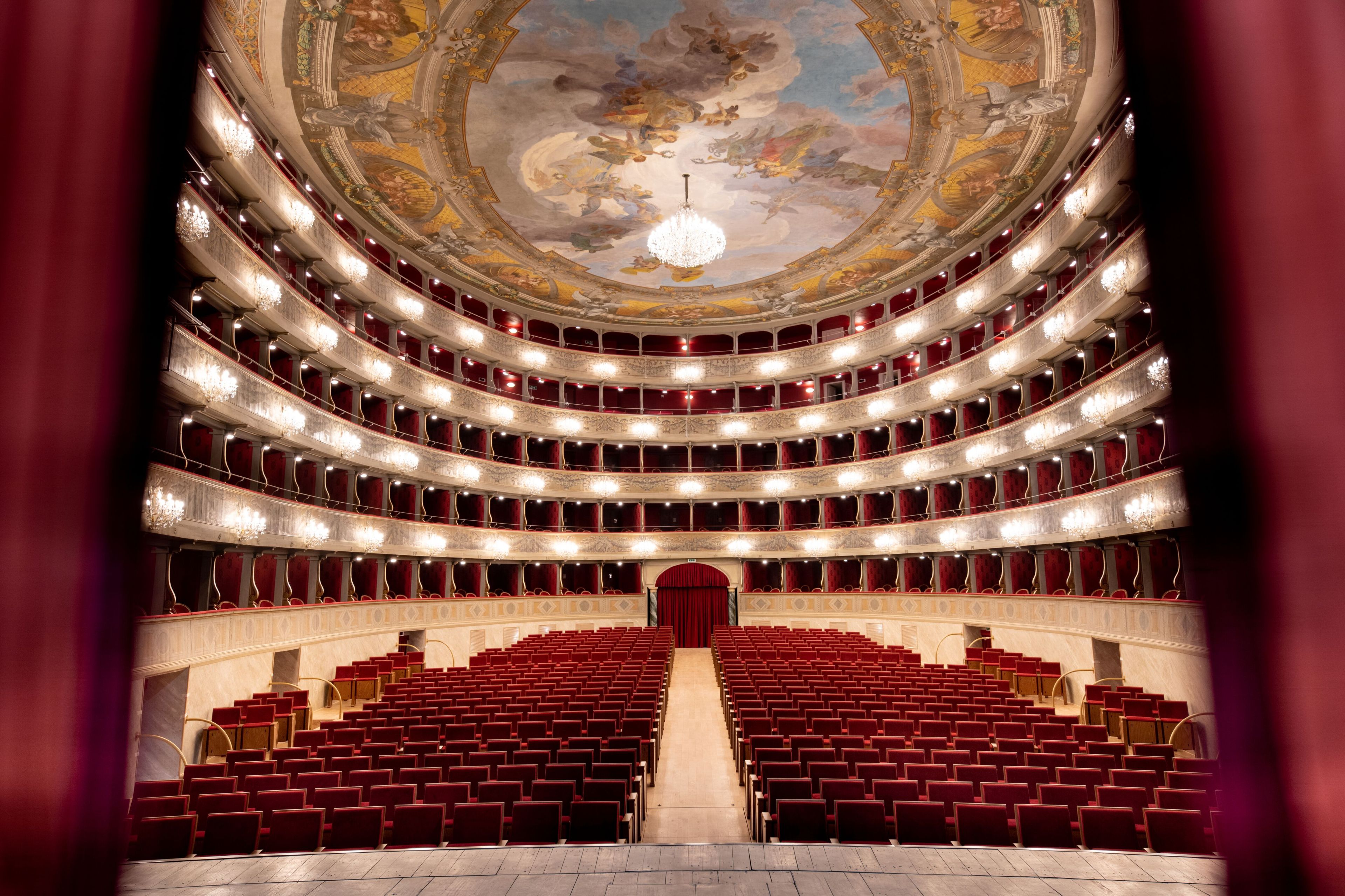 Кресло для театра из бука и ткани Barfire CINEARREDO LEGNANO DONIZETTI ARCH-00007092 - Вид №4