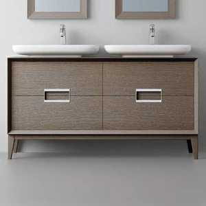 Avila Dos Тумба напольная на раме 150 см с раковинами NOVA Color R5 NOVUS Trendy