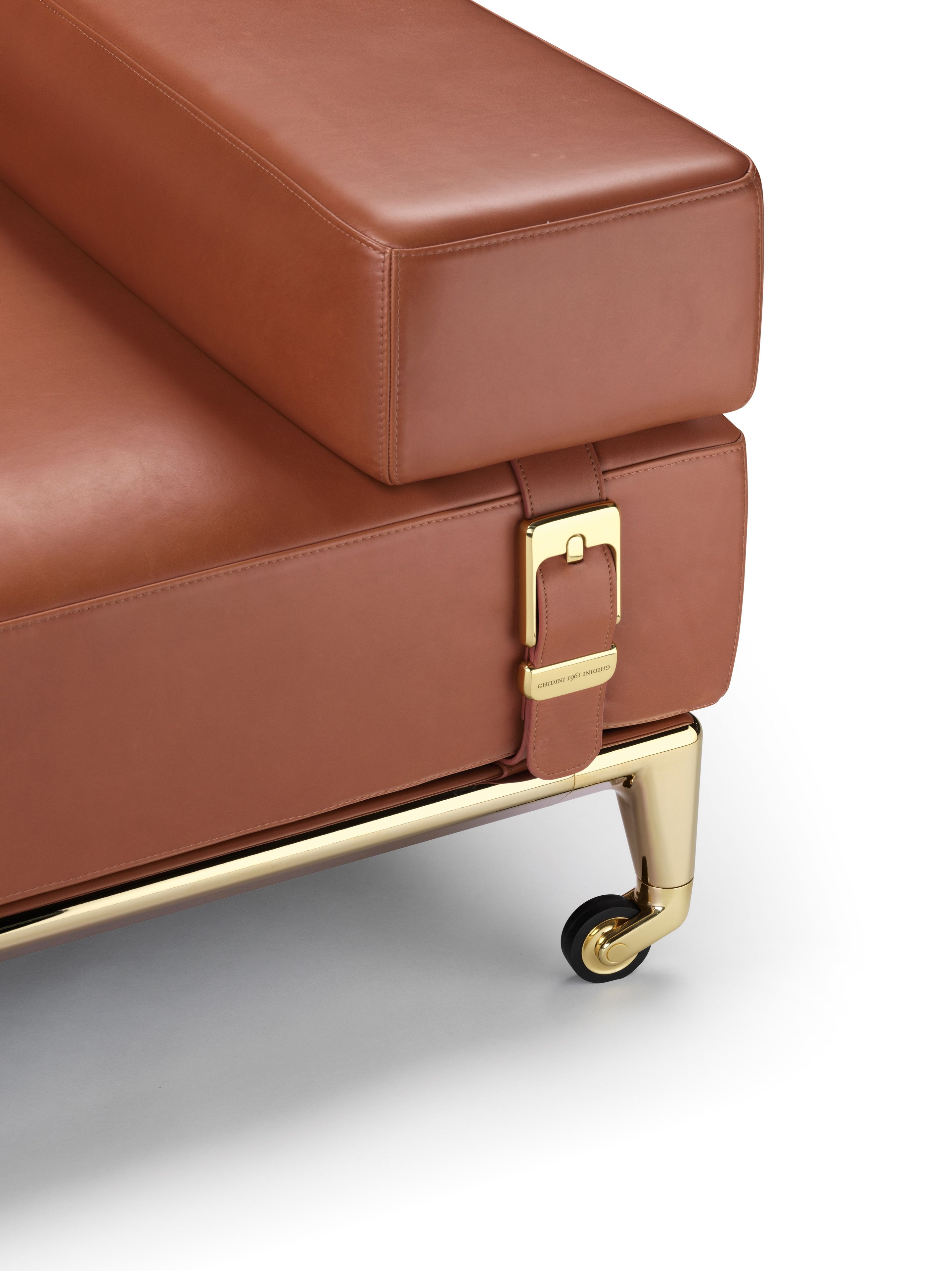 Кожаное кресло с колесами GHIDINI1961 Шейкер ARCH-00138614 - Вид №4