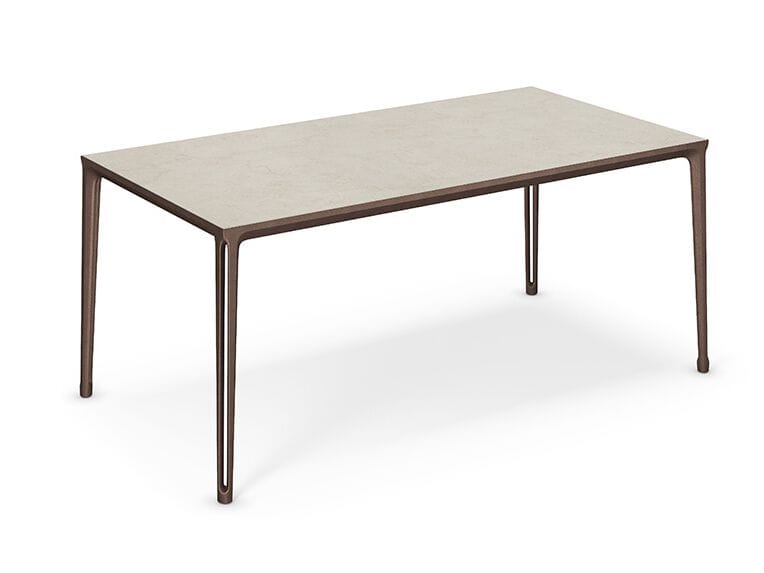 Прямоугольный стол из алюминия и стекла Cattelan italia BOULEVARD ARGILE ARCH-00066494