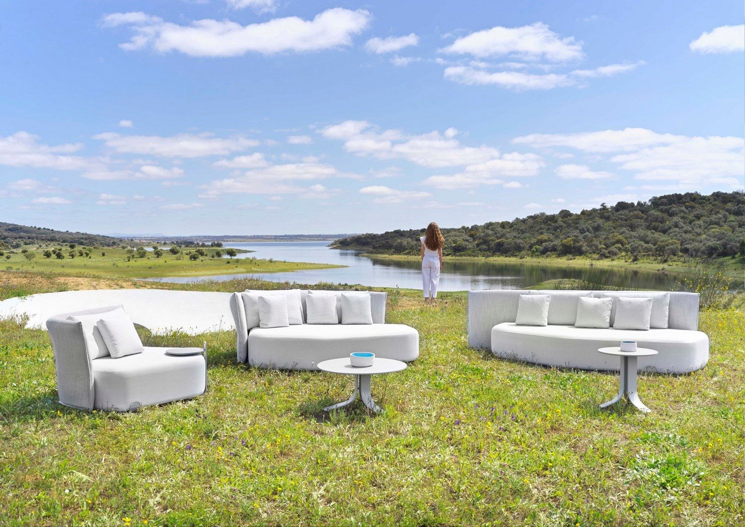 Круглый садовый столик GANDIABLASCO Isla ARCH-00064035 - Вид №16