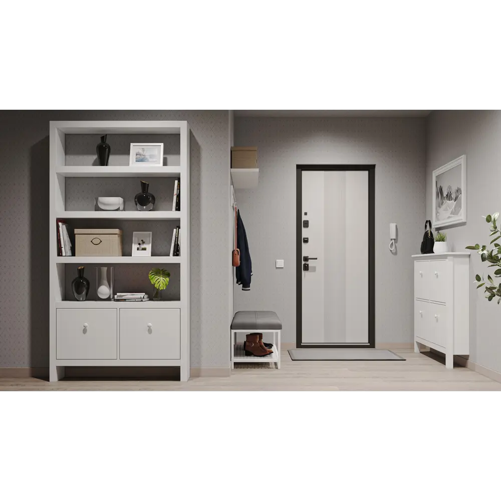 Дверь входная металлическая Глосс Айвори 86x205 см левая айвори TOREX STLM-2108714 - Вид №17