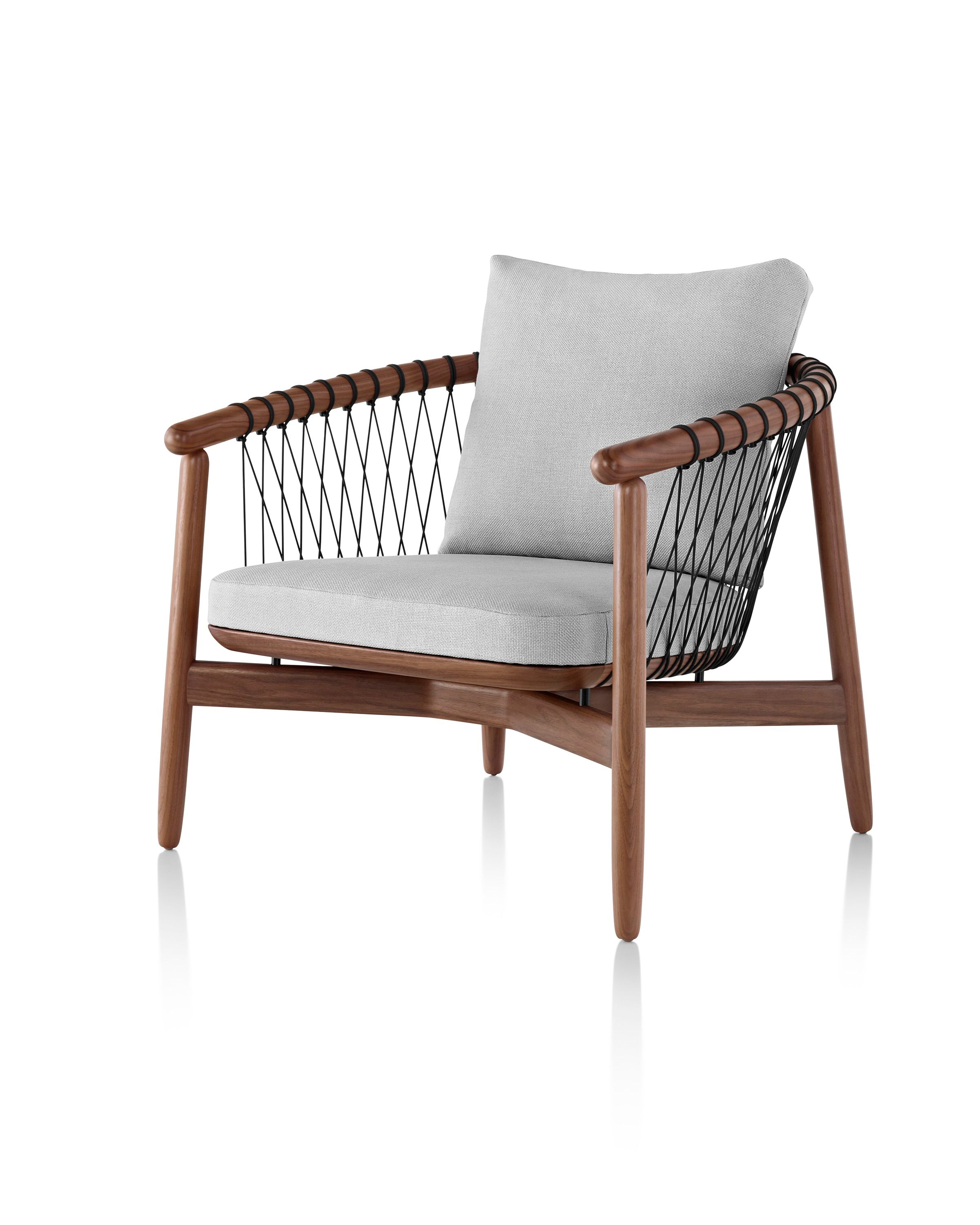 Кресло из дерева и ткани с подлокотниками Herman Miller Crosshatch ARCH-00123148 - Вид №23