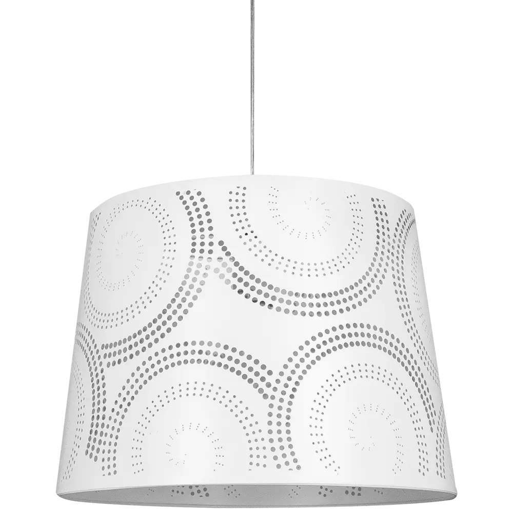 Подвесной светильник Carol 1xE27x60 Вт, 35 см, цвет белый Toplight STLM-2038175