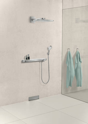24003400 Rainmaker Select Верхний душ 460 1jet с держателем для душа Hansgrohe  - Вид №1