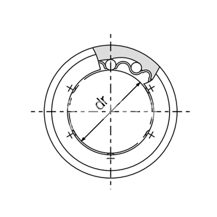 IS644 Линейный подшипник LME40-UU ISKRA  - Вид №2