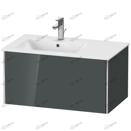 XS407203838 Тумбочка подвесная XSquare #XS4072 810 x 478 мм Доломитово-серый глянцевый лак Duravit