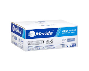 VTE201 Бумажные полотенца TOP SLIM, белые, двухслойные, 3150 шт. Merida