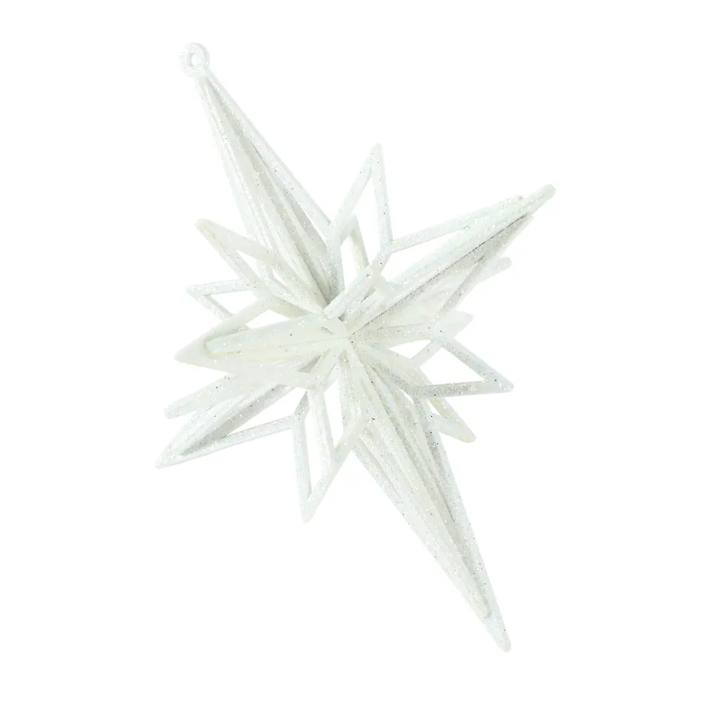 84884199 Новогоднее украшение Ромб 12x12 см цвет белый STLM-0956520 Santreyd  - Вид №5