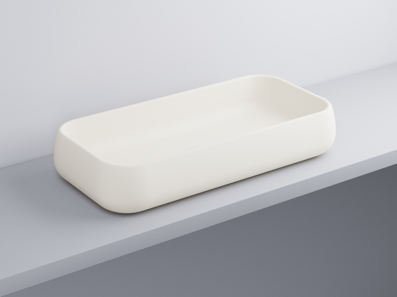 SHLAA80-TL Раковина накладная прямоугольная 80 cielo Shui Ceramica Cielo