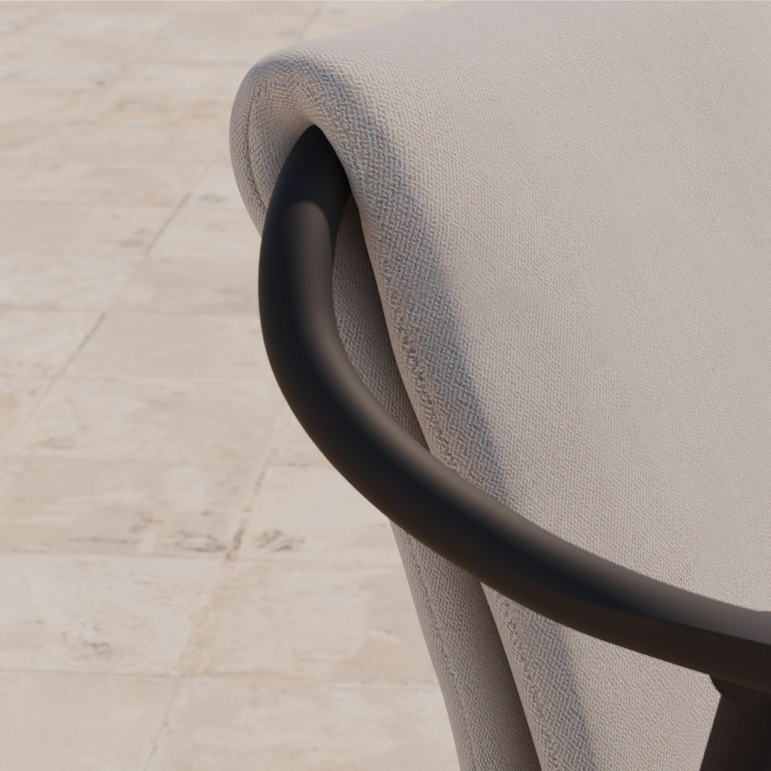 Алюминиевый и тканевый садовый стул YAAZ Monte ARCH-00084498 - Вид №7