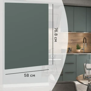 89349202 Фальшпанель для кухонного шкафа Инта 58x76.8 см Delinia ID МДФ цвет зеленый STLM-1349006
