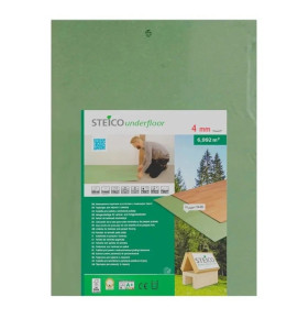 91157892 Подложка под напольное покрытие хвойная underfloor 4 мм 7 м² STLM-0503744 STEICO