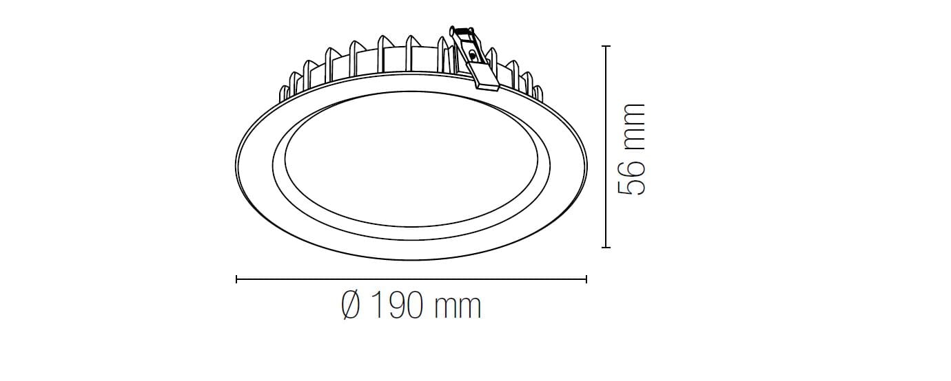 Алюминиевый утопленный прожектор с диммером Fan Europe Lighting INTEC ARCH-00037446 - Вид №3