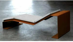 Metalco Стул для улицы из стали Corten-inox