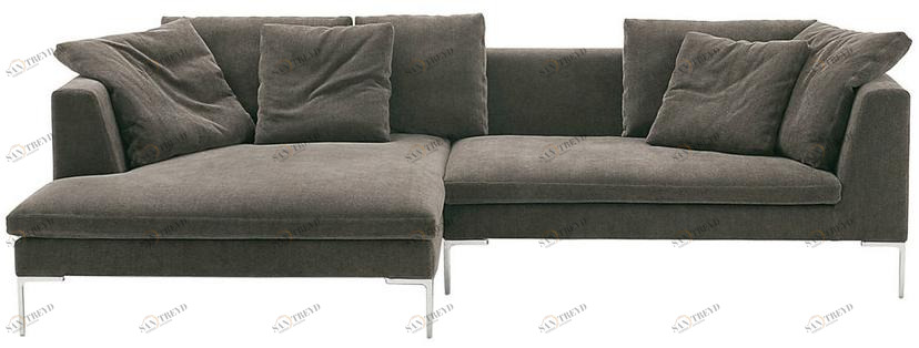 B&B Italia Модульный тканевый диван с шезлонгом Charles large sun-id-1390711